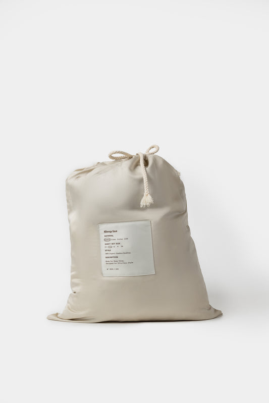 Oat Fitted Sheet