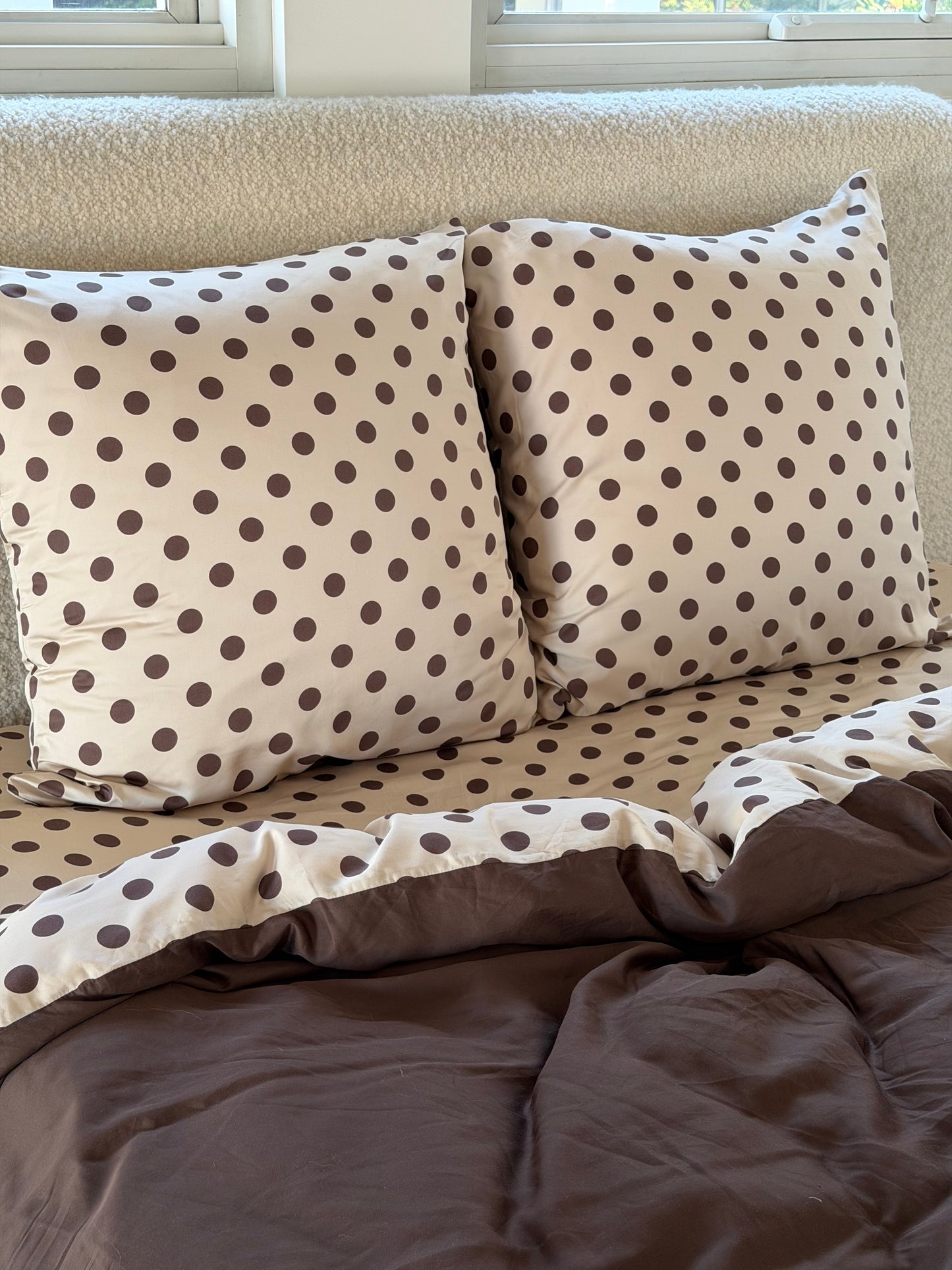 PRE ORDER - Polka Dots - Euro Pillow Set