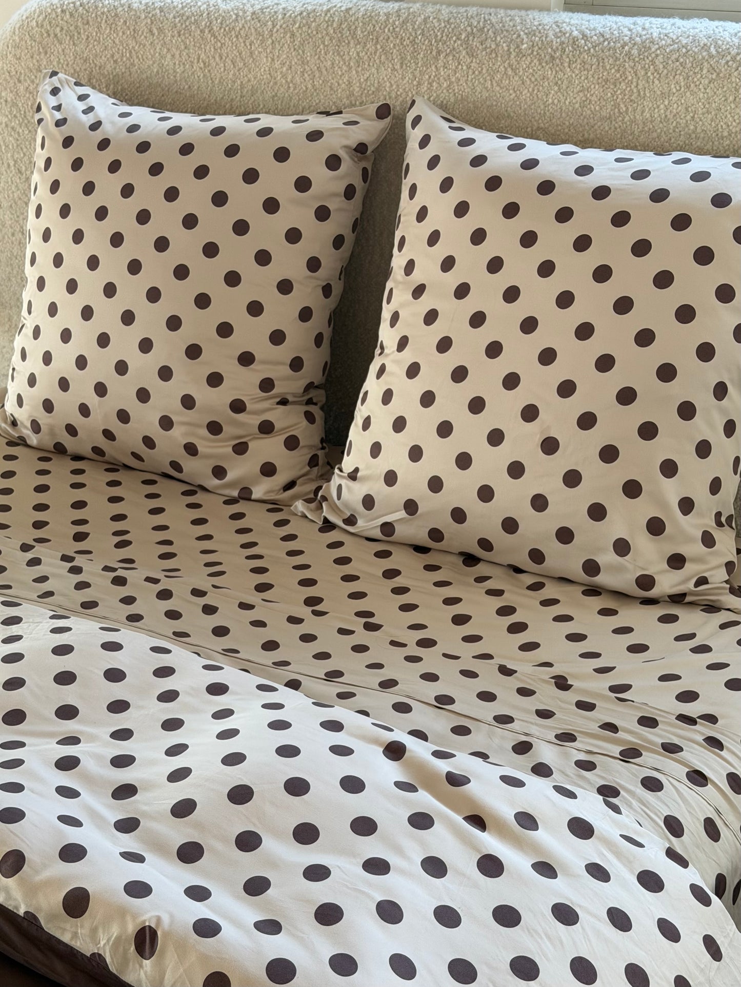PRE ORDER - Polka Dots - Euro Pillow Set