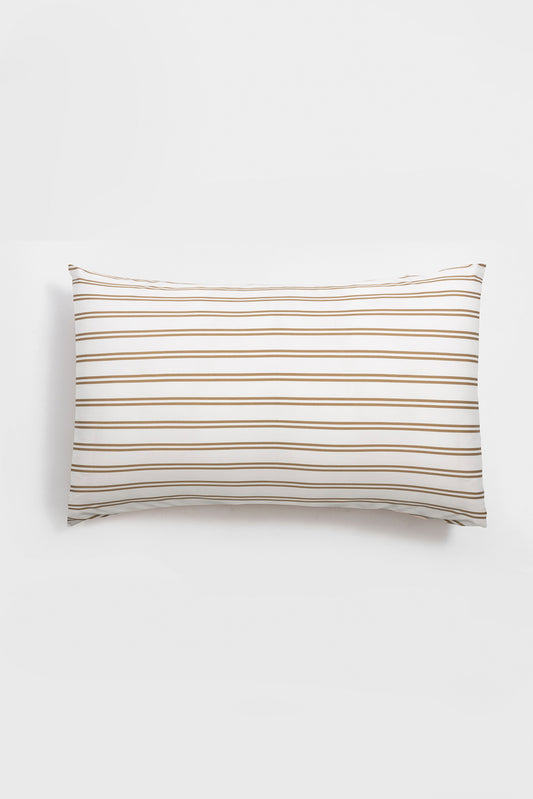 Caramel Stripes - King - Pillow Set