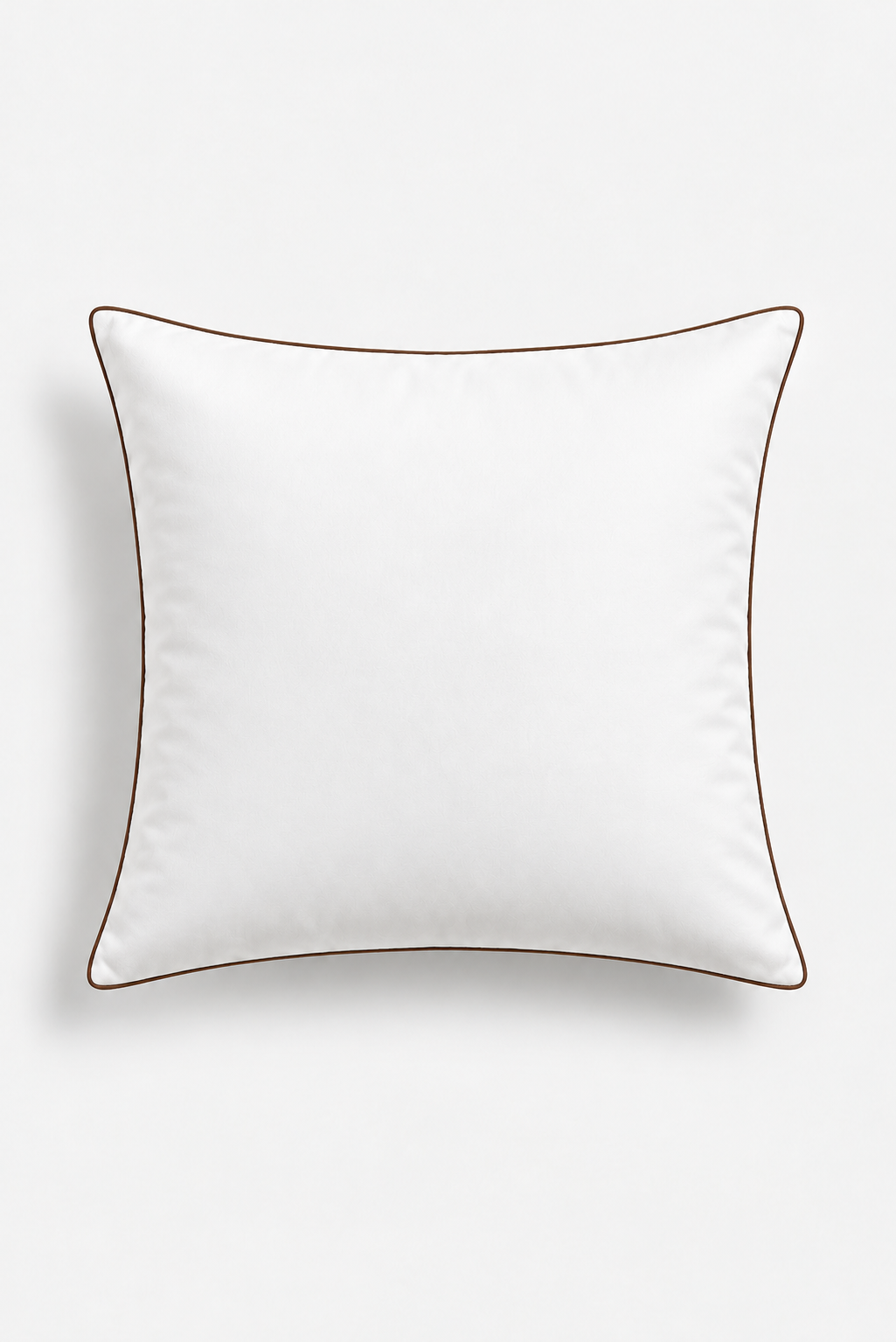 White Chocolate Piping Euro Pillow Set