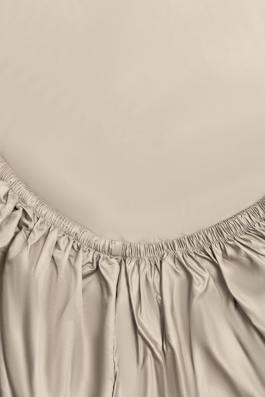 Oat Fitted Sheet