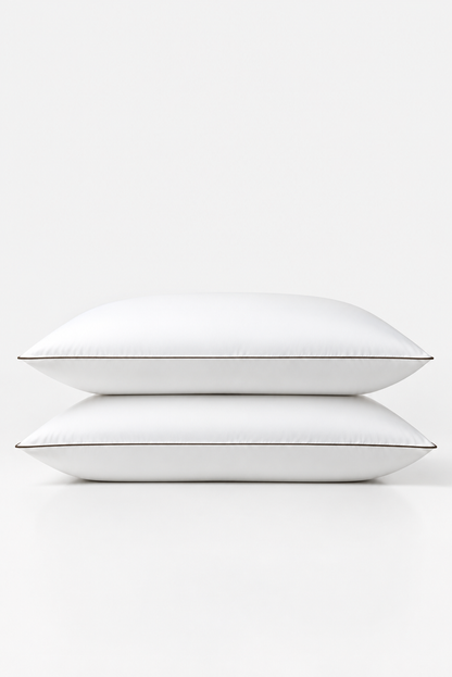 White Chocolate Piping Standard Pillow Set