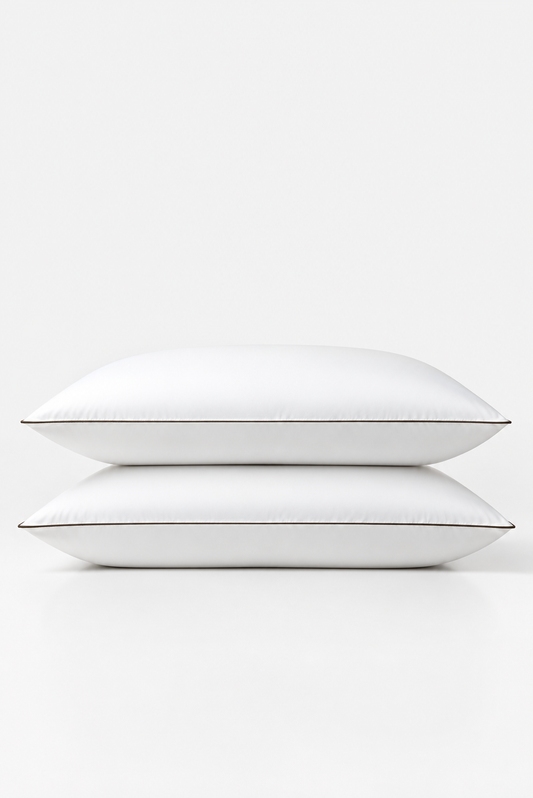 White Chocolate Piping Standard Pillow Set