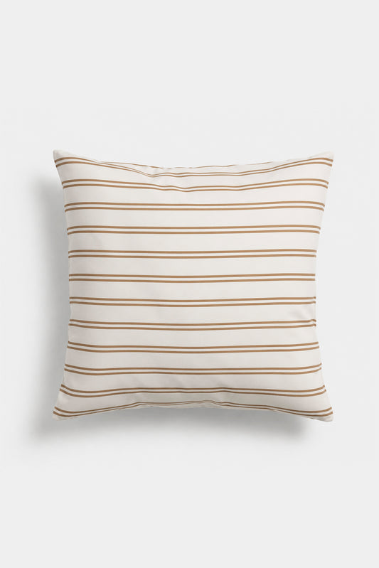 Caramel Stripe - European Pillow Set